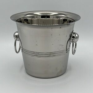 SILVER TONE BUCKET